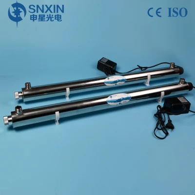 De buena calidad Snxin 55W 304ss OEM ODM Equipo Equipo de desinfección ultravioleta luz ultravioleta para esterilizar el agua