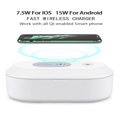 Cargador inalámbrico higienizador de Esterilización La esterilización UV Esterilizador celular cuadro