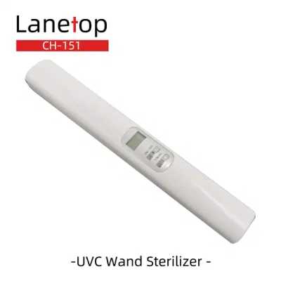 Lámpara ultravioleta bebé de mano esterilización UVC Luz UV Sanitizing Wand Esterilizador para viajes de cocina