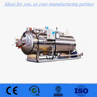 Vapor Alimentos Acero inoxidable retorta autoclave esterilizador para pepinos picados