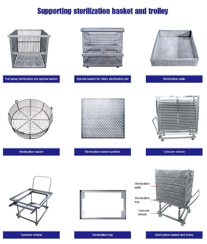 Food and Beverage Industry Mushroom Autoclave Sterilizer for Glass Jars Autoclave