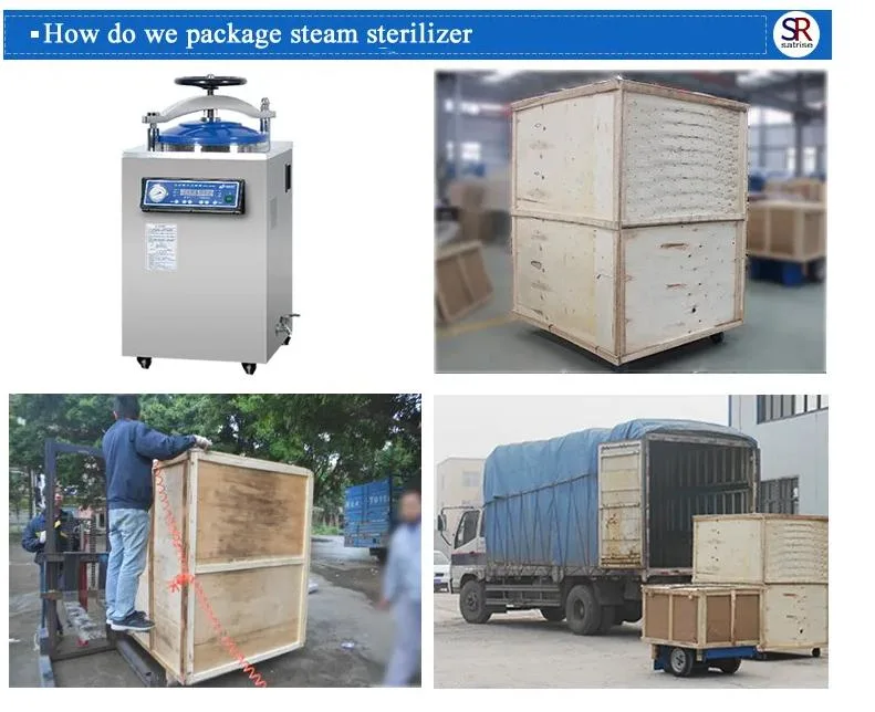 35L 50L 75L 100L 120L 150L Automatic Stainless Steel Vertical Steam Autoclave Sterilizer for Mushroom Substrate
