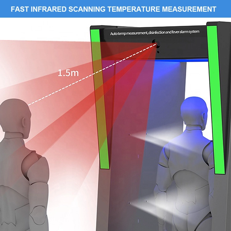 Rapid Sterilization Equipments Disinfection Tunnel Disinfection Channel Spray Disinfection Door