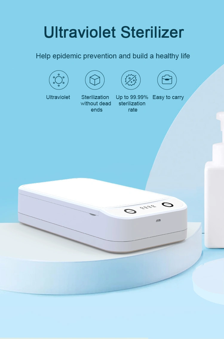 UVC UV-C Clean Light Smartphone Mobile Cell Phone Ultraviolet Sterilizer Desinfect Disinfectant UV Sanitizer Sterilizer Box