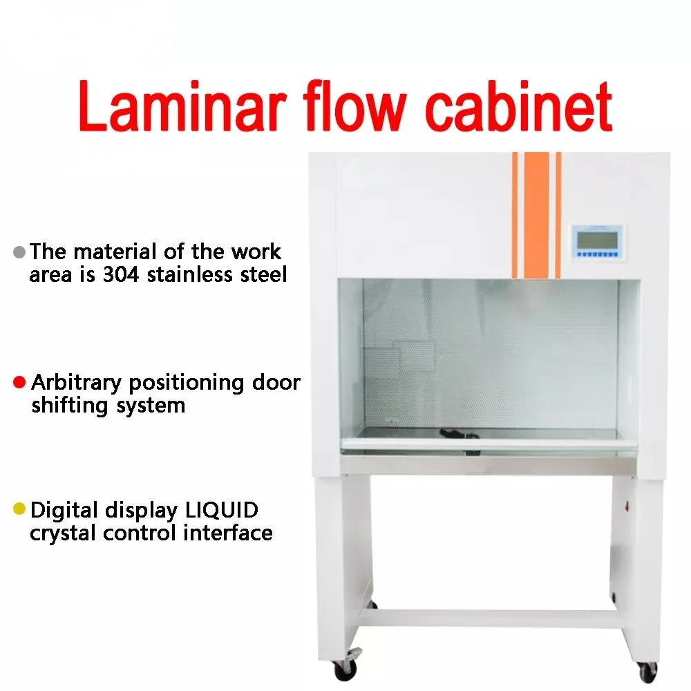 Laboratory Class 100 Horizontal Air Supply Single Person Laminar Flow Cabinet