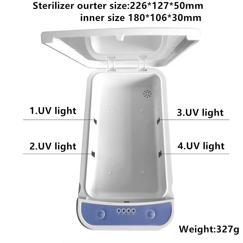 Factory Portable Ce/FCC Ultraviolet Light Disinfection Mobile Cell Phone Sterilizer Box in Stock