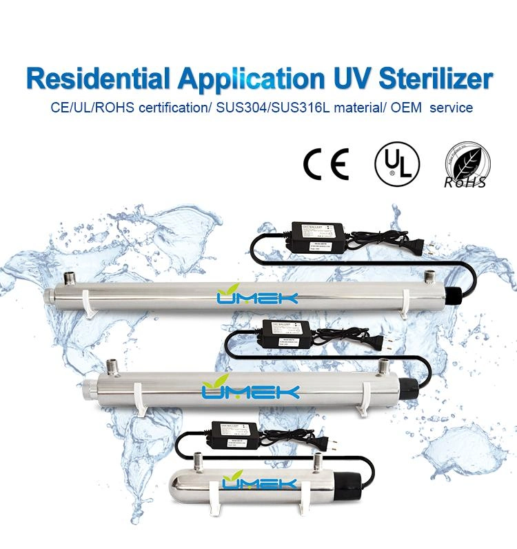 6/12/16/25/30/55W Water Purifier Treatment UV Light Sterilizer