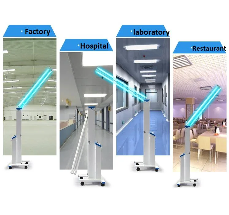 Medical Sterilization of Hospital Portable 254nm UV Sterilizer Light Ultraviolet Lamp