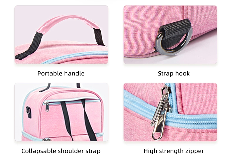 Portable Multifunctional UV Sterilizing Backpack Mommy Diaper Breast Pump Nursing Bottle Bag Outdoor UV LED Disinfection Bag