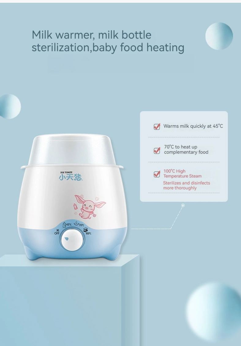 Easy Operate Baby Bottle Sterilizer with Steaming Baby Product Milk Warmer Electric Baby Bottle Warmer