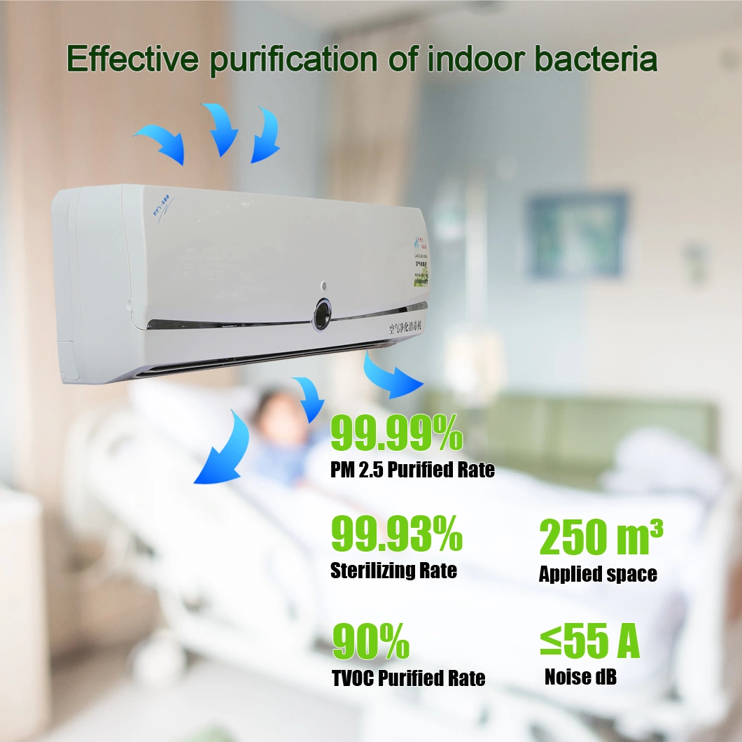 Wall Mounted Medical Ultraviolet UVC Light Plasma Home Air Sterilizer