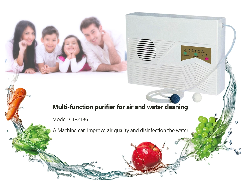 Certificate Home Ozone Water and Air Purifier Ozone Vegetable and Food Sterilizer