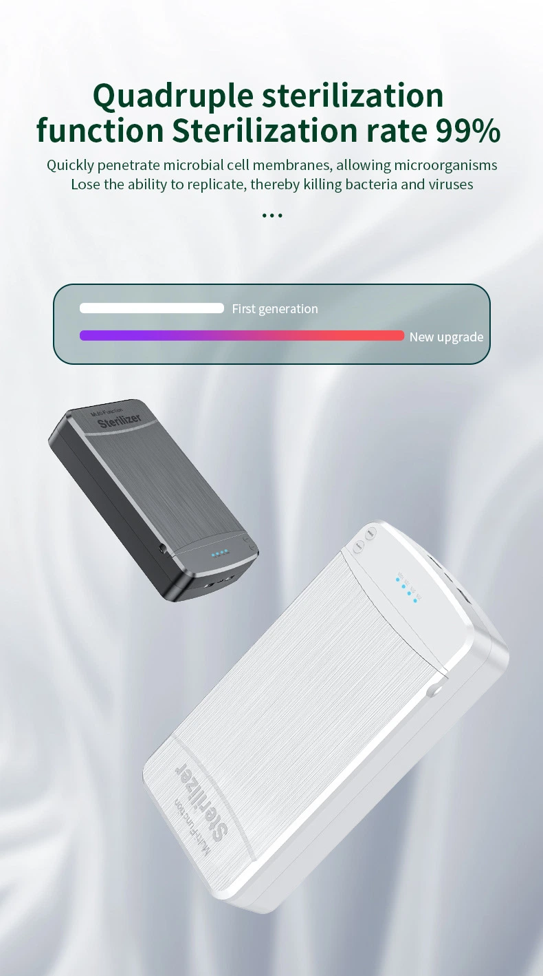 Mask/Jewelry/Toothbrush UV Sterilization Wireless Charging Mobile Phone Disinfection Box