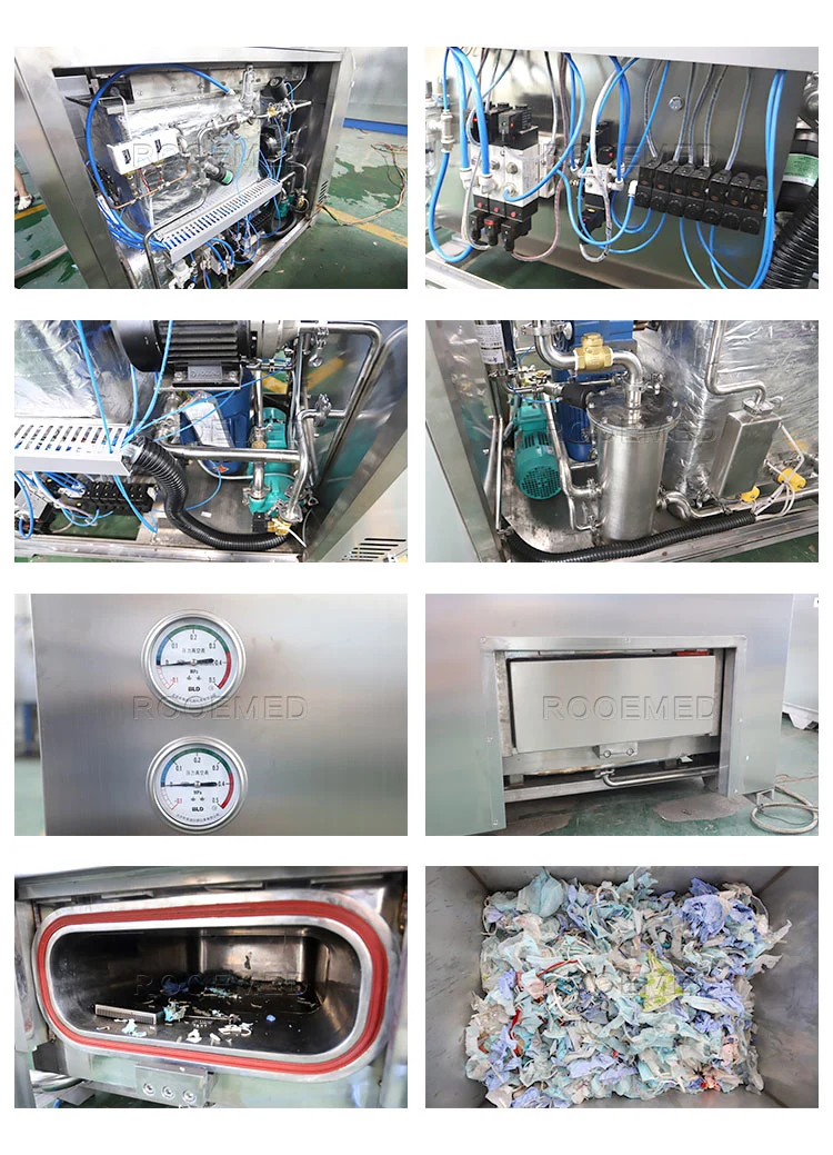 Professional Centralized Processing Medical Waste Shredding Disposal Autoclave Steam Sterilizer with Vacuum System