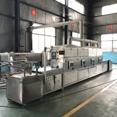  Nastro trasportatore microonde foglie di tabacco essiccatore e sterilizzatore per prodotti chimici Prodotti dell&prime;industria di Medicina alimentare
