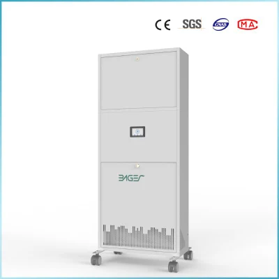  Portata aria H13/H14 per ospedali commerciali di grandi dimensioni portatili RoHS 1500 m3/H. Filtro HEPA UV UVC luce germicida per uso medico plasma aria Sistema di purificazione