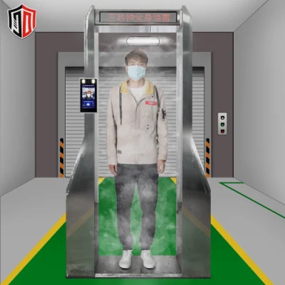  Porta di sterilizzazione intelligente del tunnel, misurazione della temperatura e disinfezione della macchina per nebbia