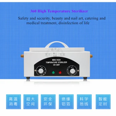 Sterilizzatore per alte temperature da 300 W, apparecchiatura per uso odontoiatrico, autoclave per uso medico Sterilizzatore per utensili per manicure CH-360t