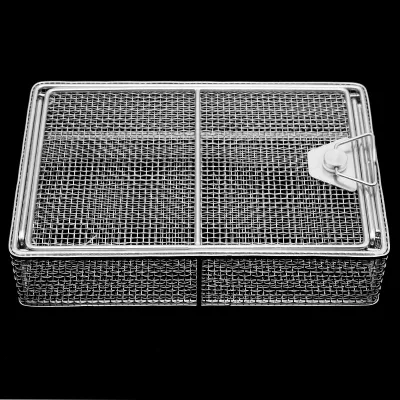 Sterilizzatore portatile UV liscio in acciaio inox lucidato per apparecchiature mediche Vassoio alluminio EndoScope Rosetta Disinfector Frame sterilizzazione scatola del cestello pulita