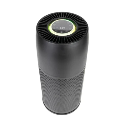 Sterilizzatore di luce LED UV multifunzione Smart Home con qualità dell&prime;aria PM2.5 Purificatore d&prime;aria per monitor con filtro HEPA H13 per uso medico