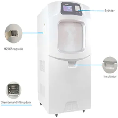 Apparecchiatura da laboratorio sterilizzatore al plasma per basse temperature H2O2 per autoclave per uso odontoiatrico