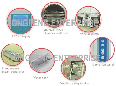 Sterilizzatore a vapore per autoclave a dentale automatica da banco Mini di classe B.