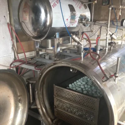 Sterilizzatore per storta per rifiuti medicali con salsiccia