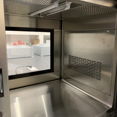 Scatola passante in acciaio inox SUS304 incorporata con sterilizzatore UV