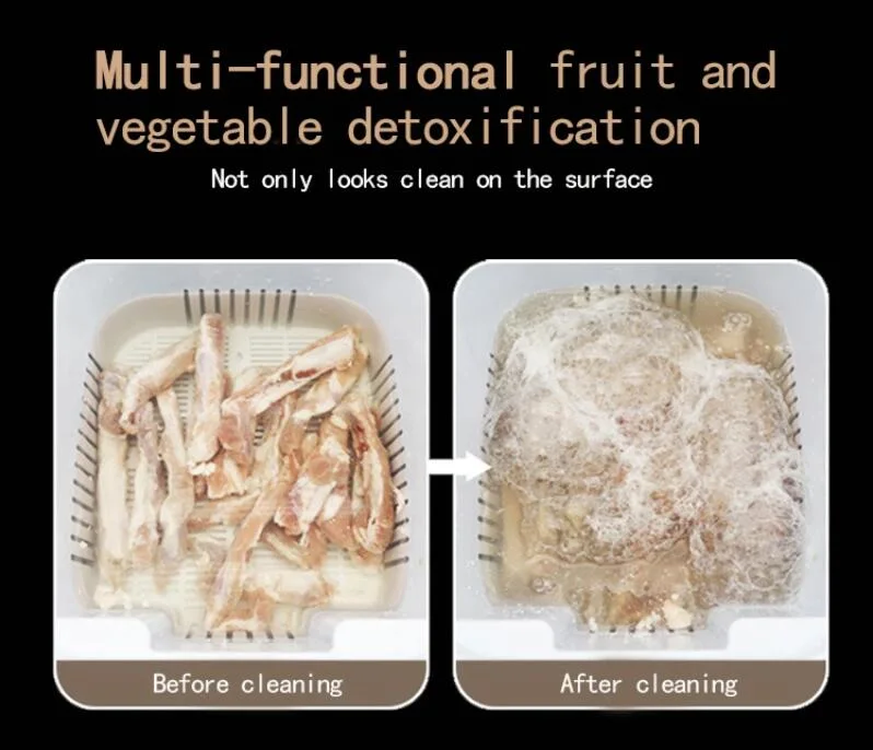 Household Mutifunction Ozone Fruit Vegetable Detoxification Machine Foods Meats Cleaner Sterilizer