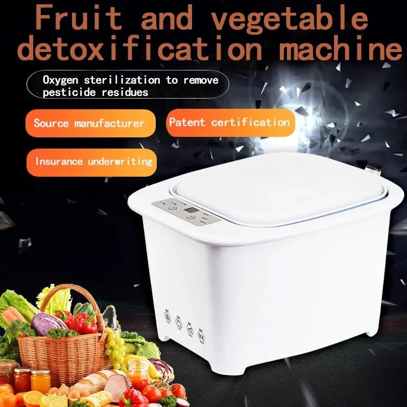 Household Mutifunction Ozone Fruit Vegetable Detoxification Machine Foods Meats Cleaner Sterilizer