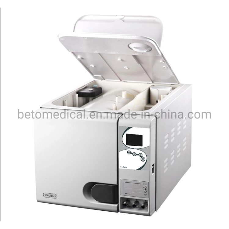 New Updated 18-23L Class B Medical Autoclave Tabletop Pressure Steam Sterilizer