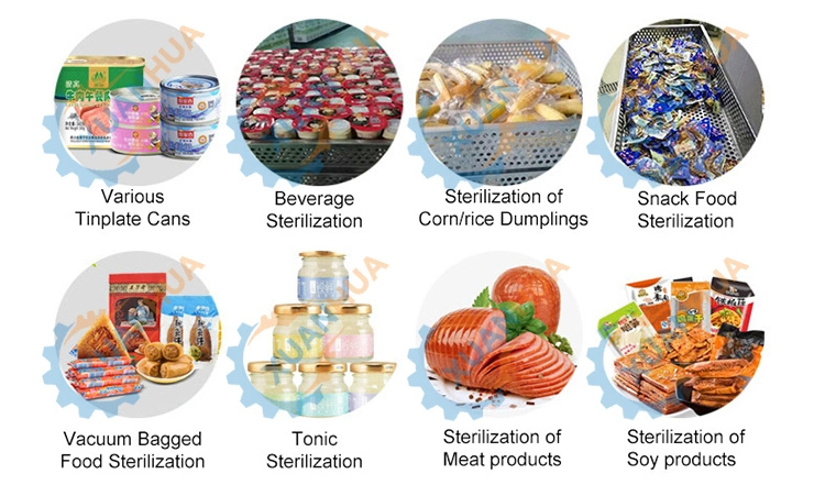 Horizontal Food Industrial Steam Sterilizer Autoclave for Sale / Mushroom Sterilizer