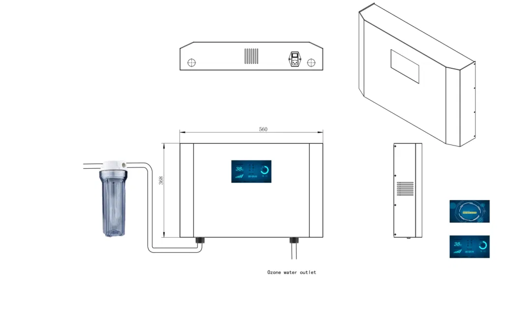 Water Sterilizer with Reverse Osmosis Filtration System
