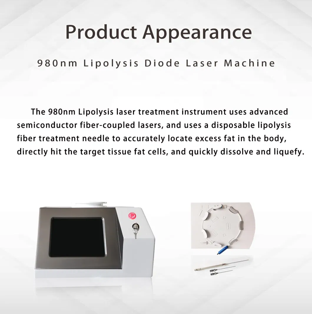 Professional 980nm Vascular Removal/980nm Lipo Laser Spider Vein Capillary Varicose Removal Machine