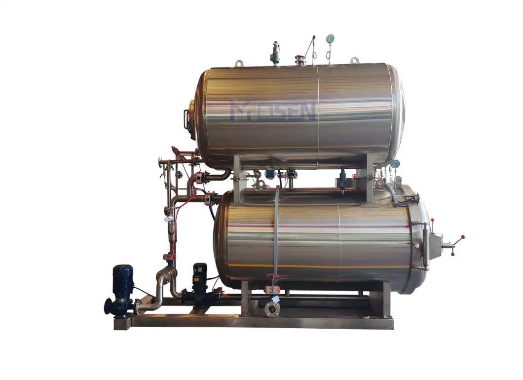 Automatic Double Tanks High Temperature Water Immersion Autoclave Sterilizer Retort