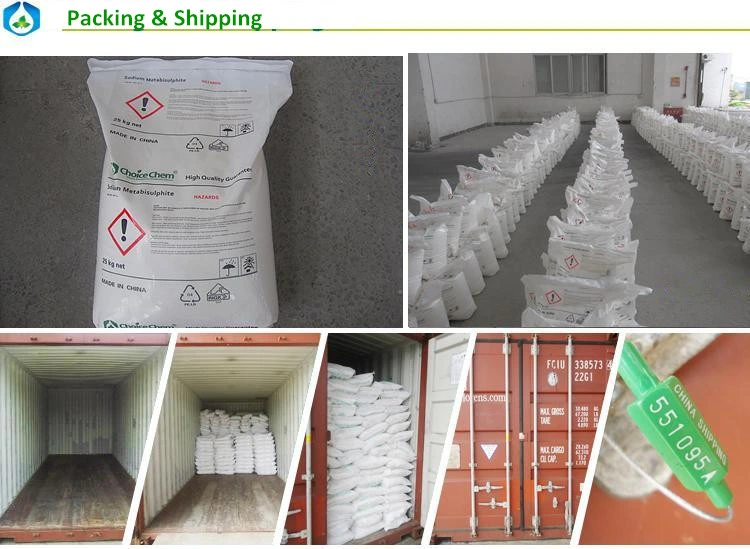 Sodium Metabisulfite Food Grade 2.5kg OEM Package