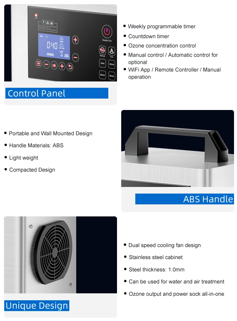 Flygoo Ozone Machine for Food Processing Santizer and Sterilizer