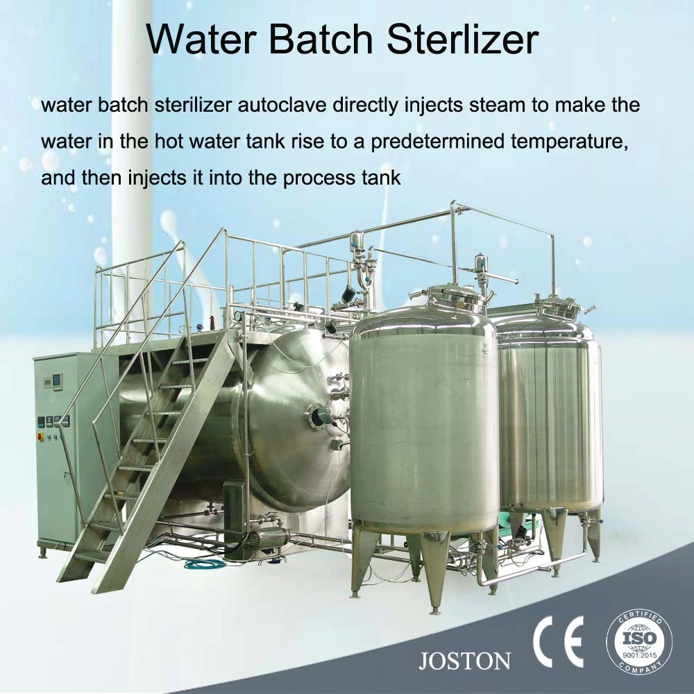 Joston High Pressure Automatic Water Spray Retort Mushroom Autoclave Sterilizer