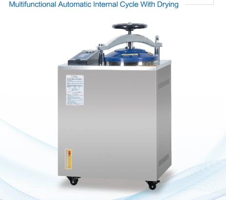 35-150L Pulsating Vacuum Vertical Steam Sterilizer Mushroom High-Pressure Sterilizer for Sale