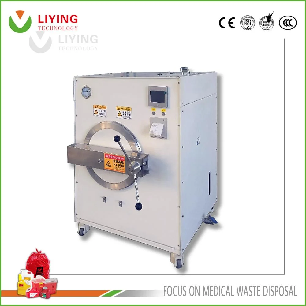 Microwave Disinfection Process Technology Centralized Sterilization Machine Harmless Handle Hospital Medical Waste