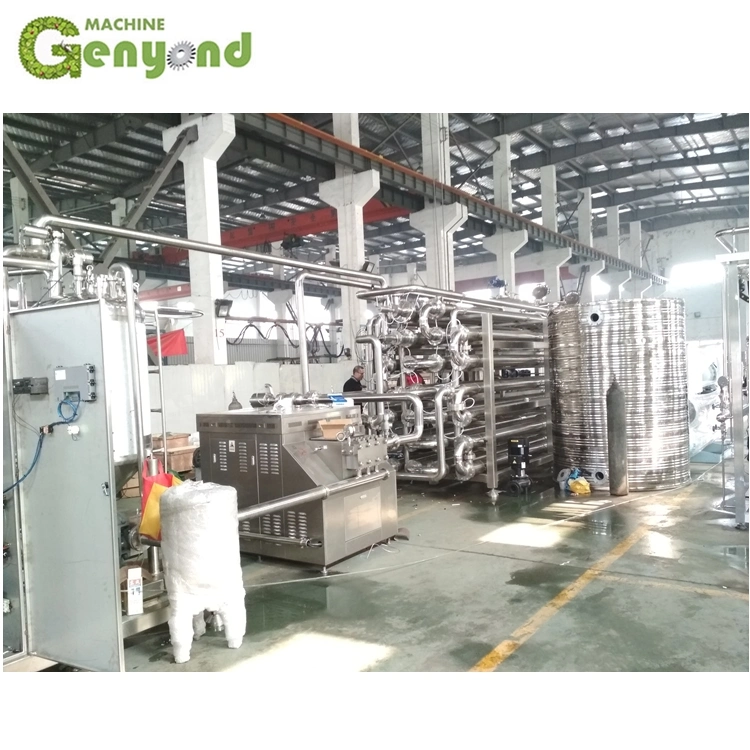 Industrial Plate Flavored Uht Milk/Yogurt/Fruit Juice Tomato Paste Tubular Sterilizer Plant