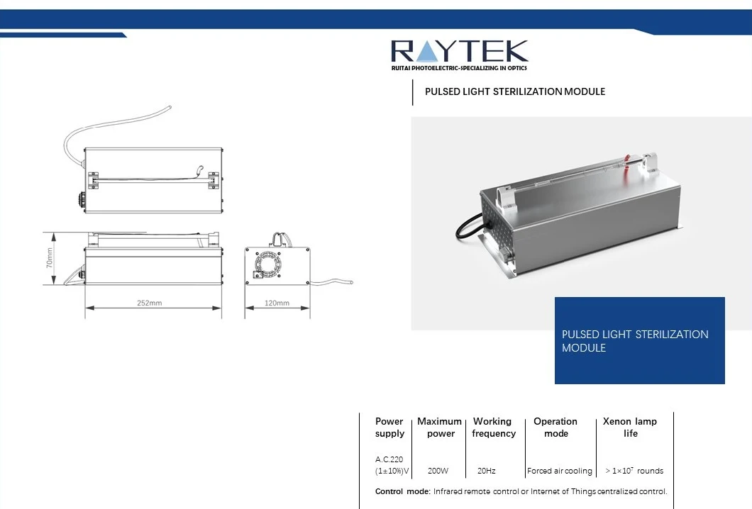 Full Automatic Light Pulse Itinerant Sterilization Disinfection and Sterilization Robot/Sterilization Machine