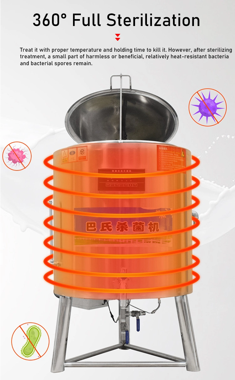 Electric Liquid Heat Sterilizer Pasteurizing Machine Customized