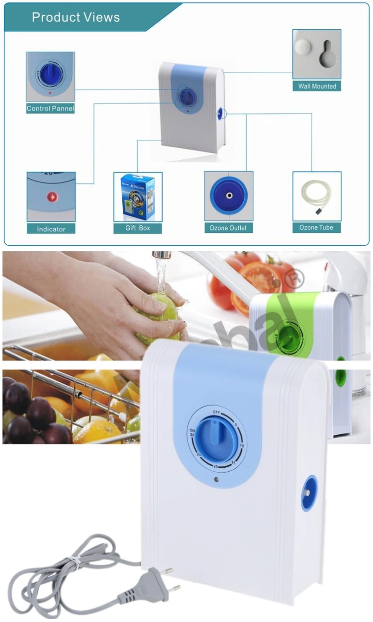 Ozone Machine Vegetable Sterilizer for Air Water Purifier