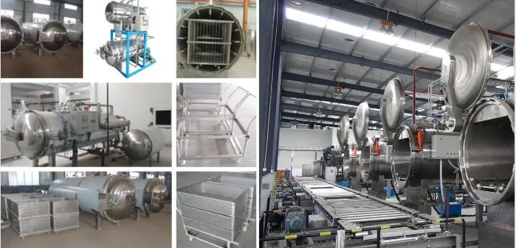Automatic Horizontal Autoclave Sterilizer for Food Industry