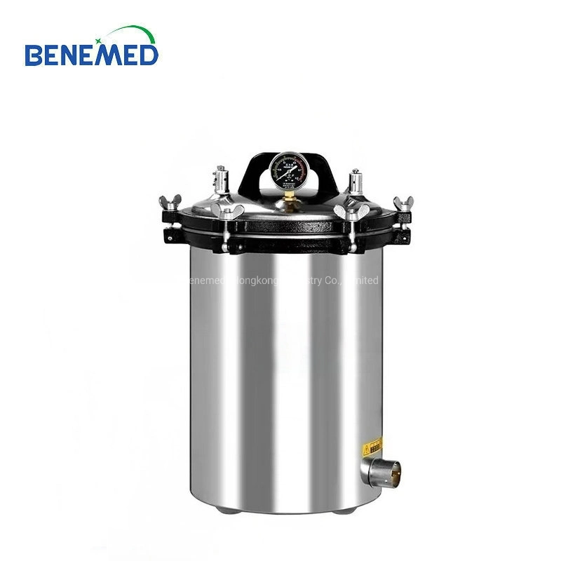 Portable Autoclave Medical Horizontal Autoclave 24L Pressure Steam Sterilizer