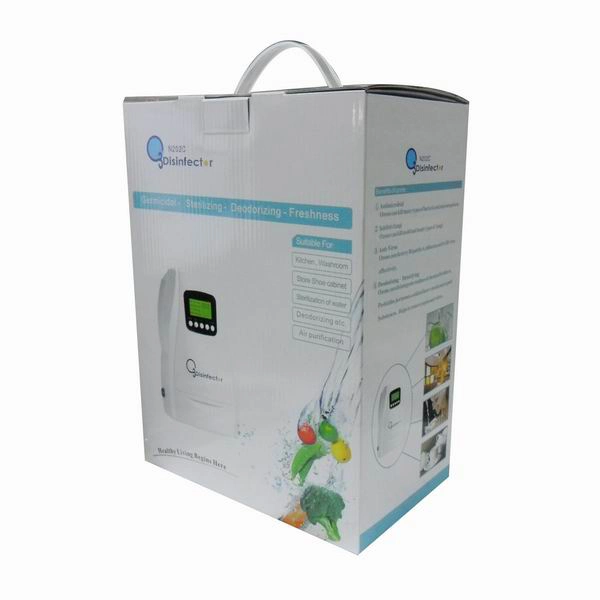 Cycle Working Portable 500mg/H Ozone Fruit Vegetable Sterilizer N202c