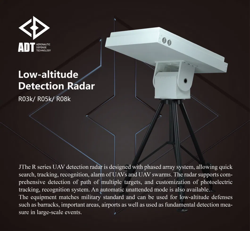 24 Hour Online Coastal Surveillance Long Range Distance Detector Radar Security Equipment Anti Drone System