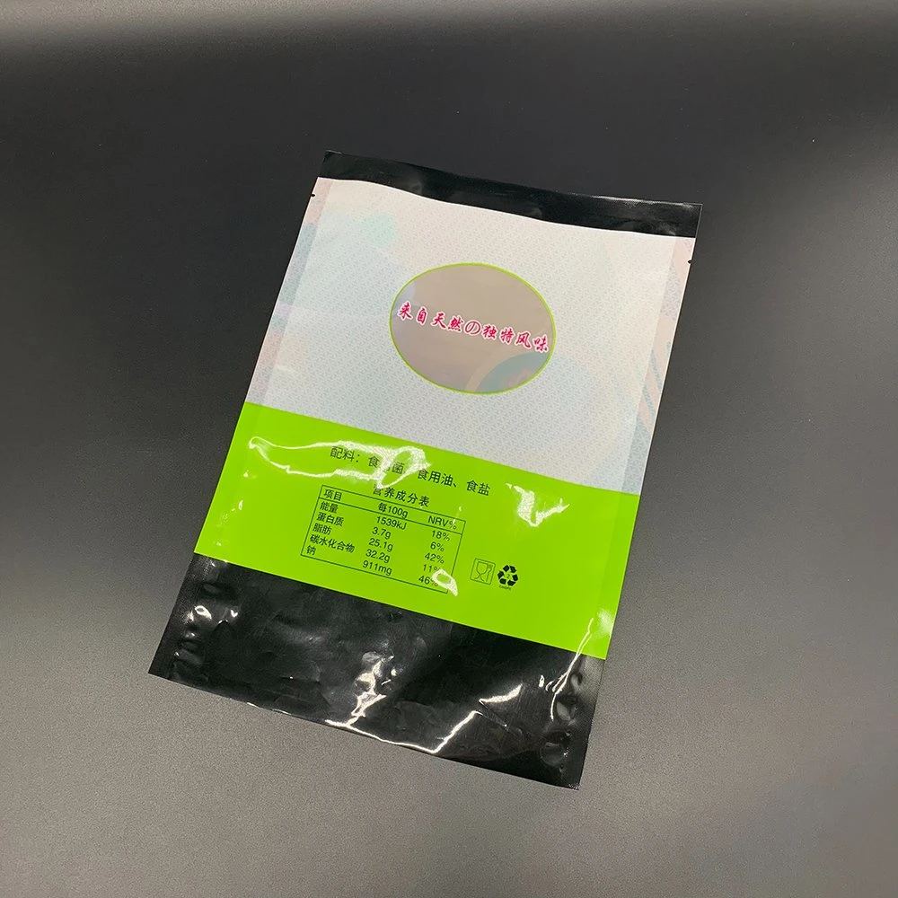 Custom Seal Food Grade Plastic Packaging Pouch PE Transparent Vacuum Food Pouch Frozen Dry Fod Packaging Pouch