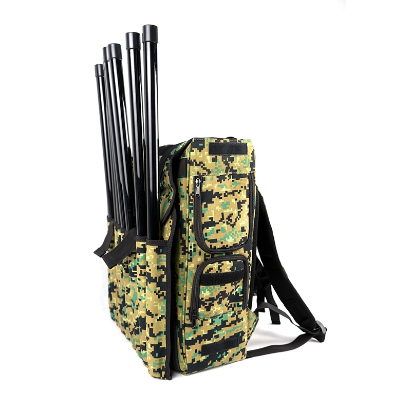 6~8 Band 1.5km Anti Drone System Devices Backpack Drone Mobile Signal GPS Jammer Blocker